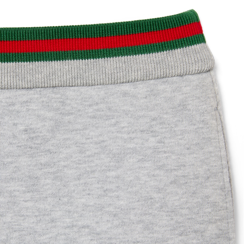 Cotton jersey skirt with Web