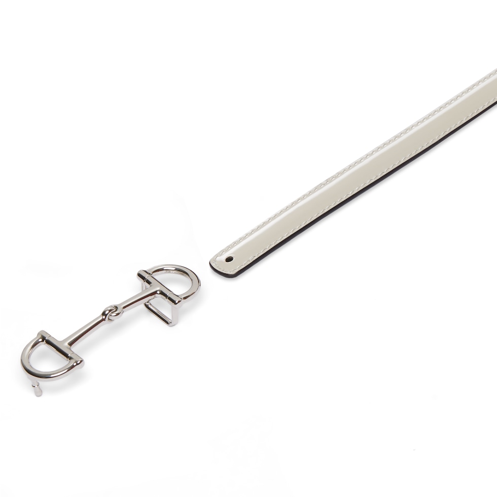 Reversible thin belt with Horsebit