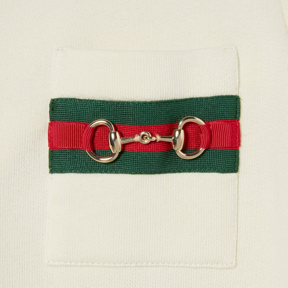 Children's cotton dress with Horsebit