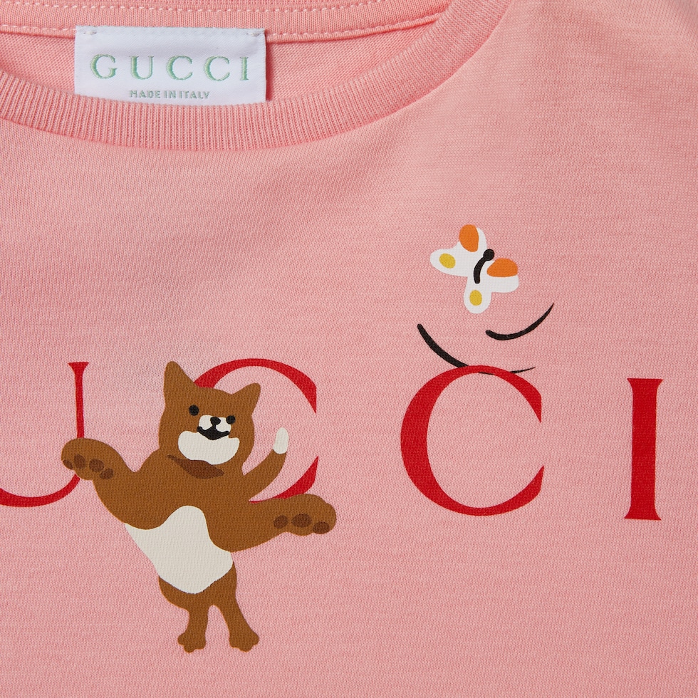 Children's cotton T-shirt with print