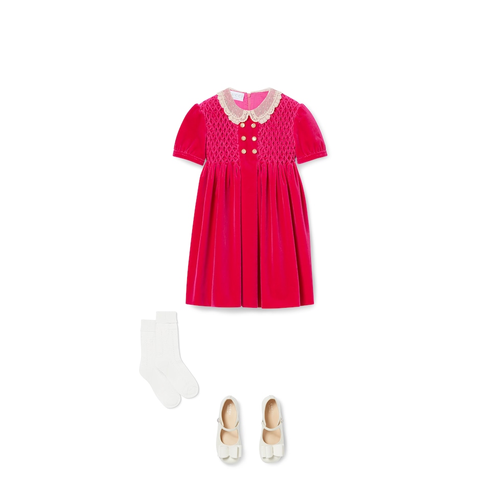 Kinderkleid aus Samt