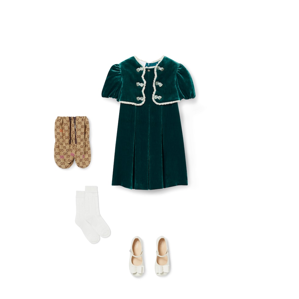 Kinderkleid aus Samt