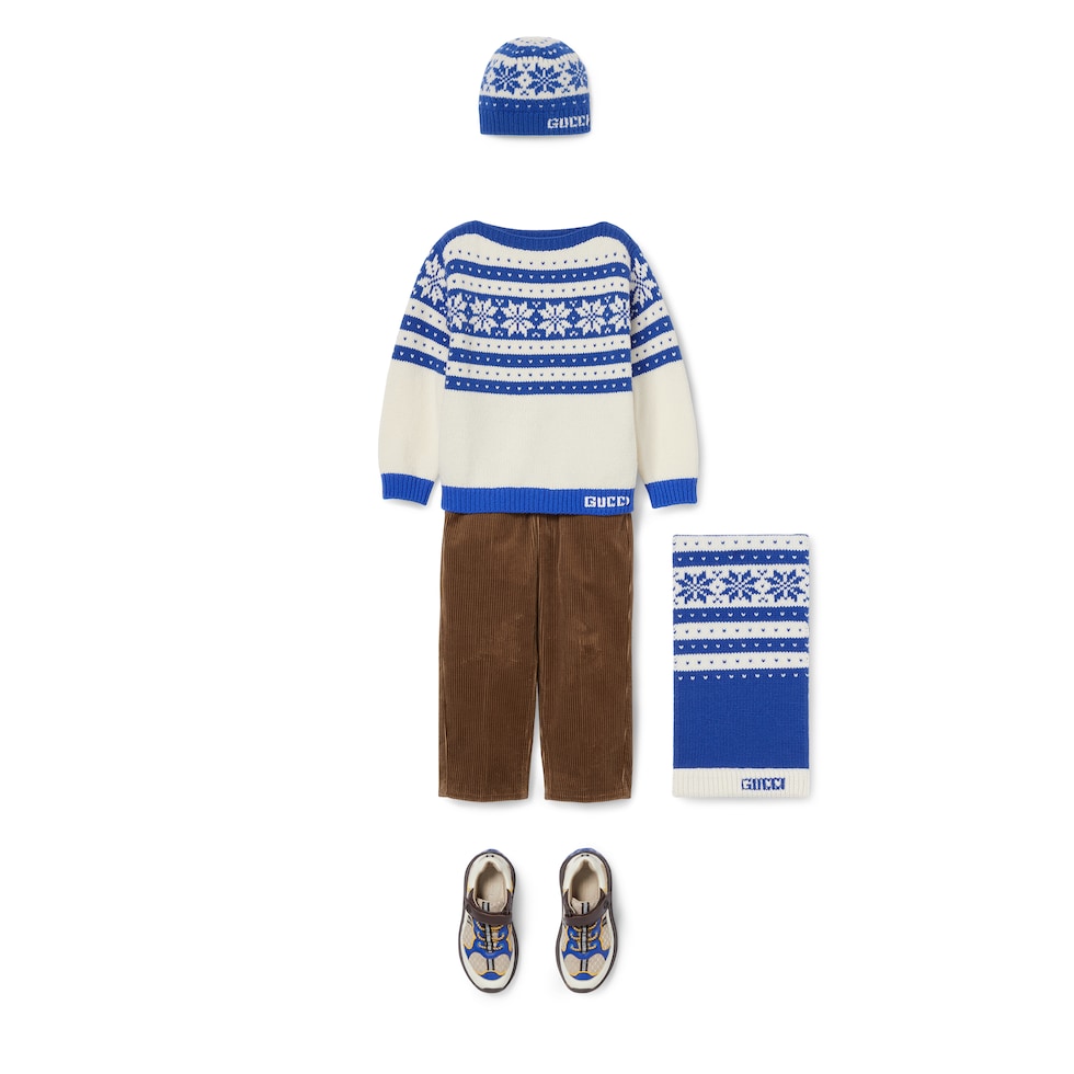 儿童天鹅绒灯芯绒混纺长裤