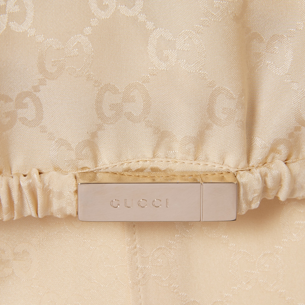 GG silk jacquard blouse