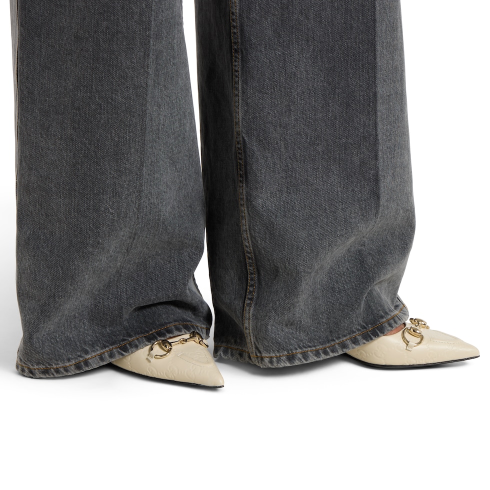 Women's pump with Horsebit