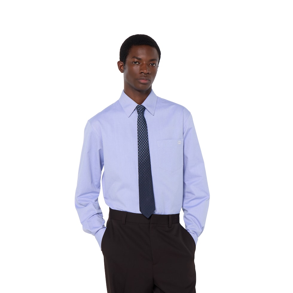 GG silk jacquard tie