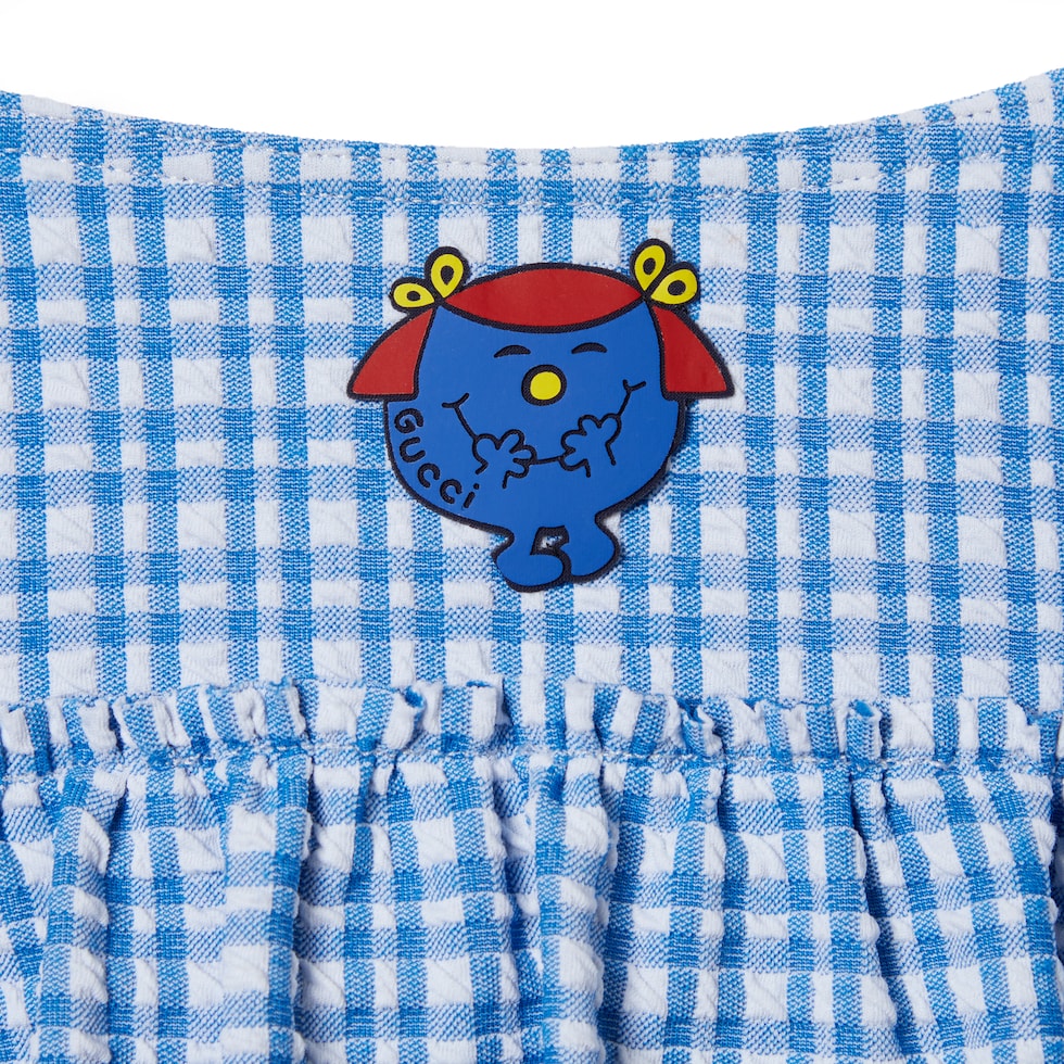 Children's bikini set gingham fabric