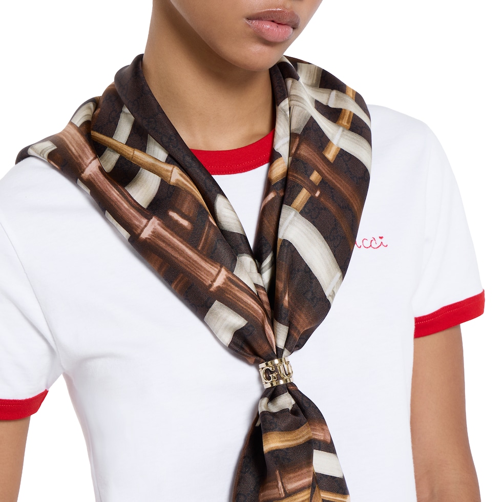 Gucci logo carré ring