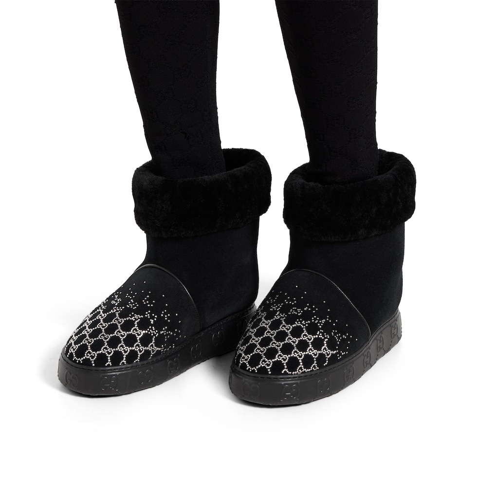 Damenstiefel mit Futter aus Merinowolle