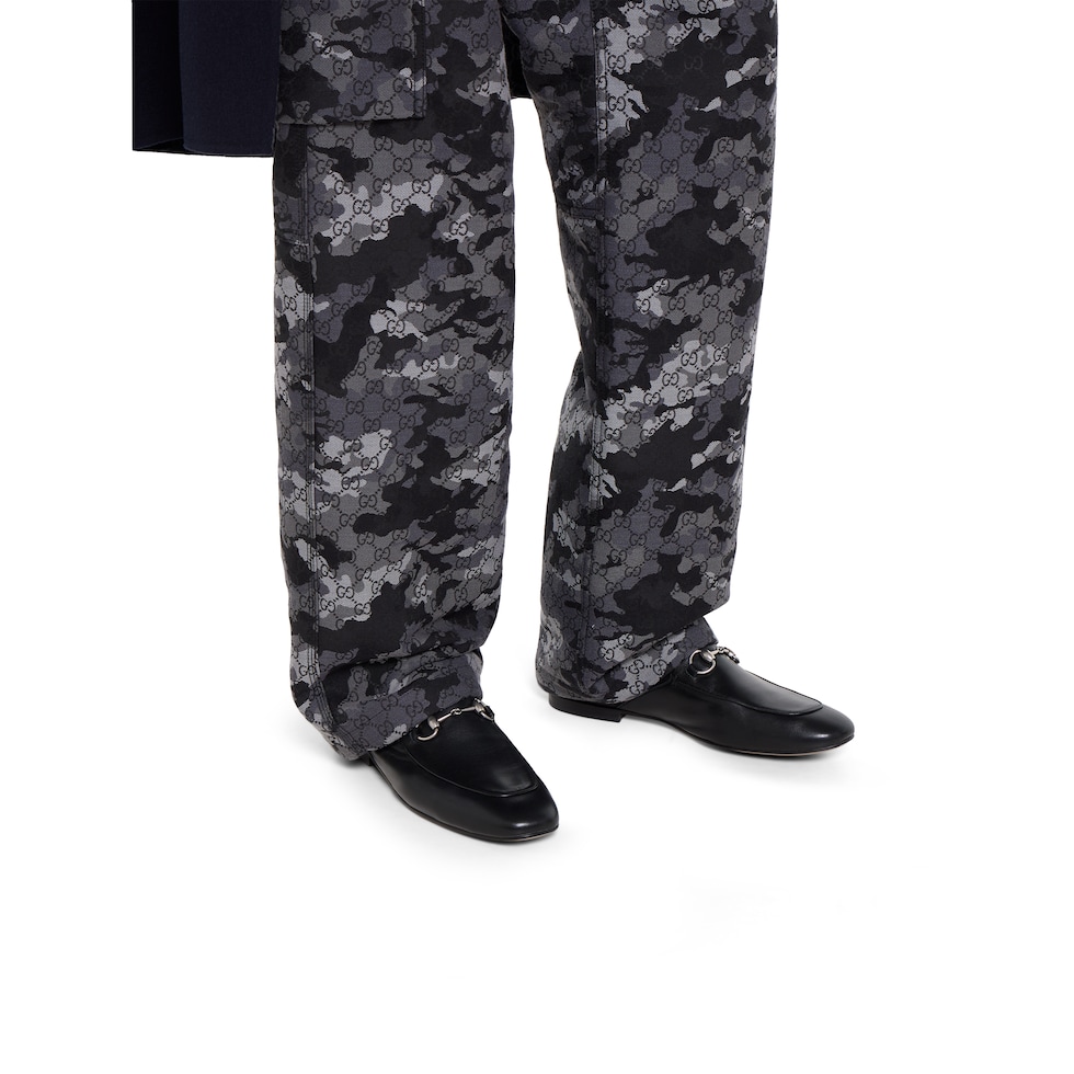 男士饰马衔扣穆勒鞋