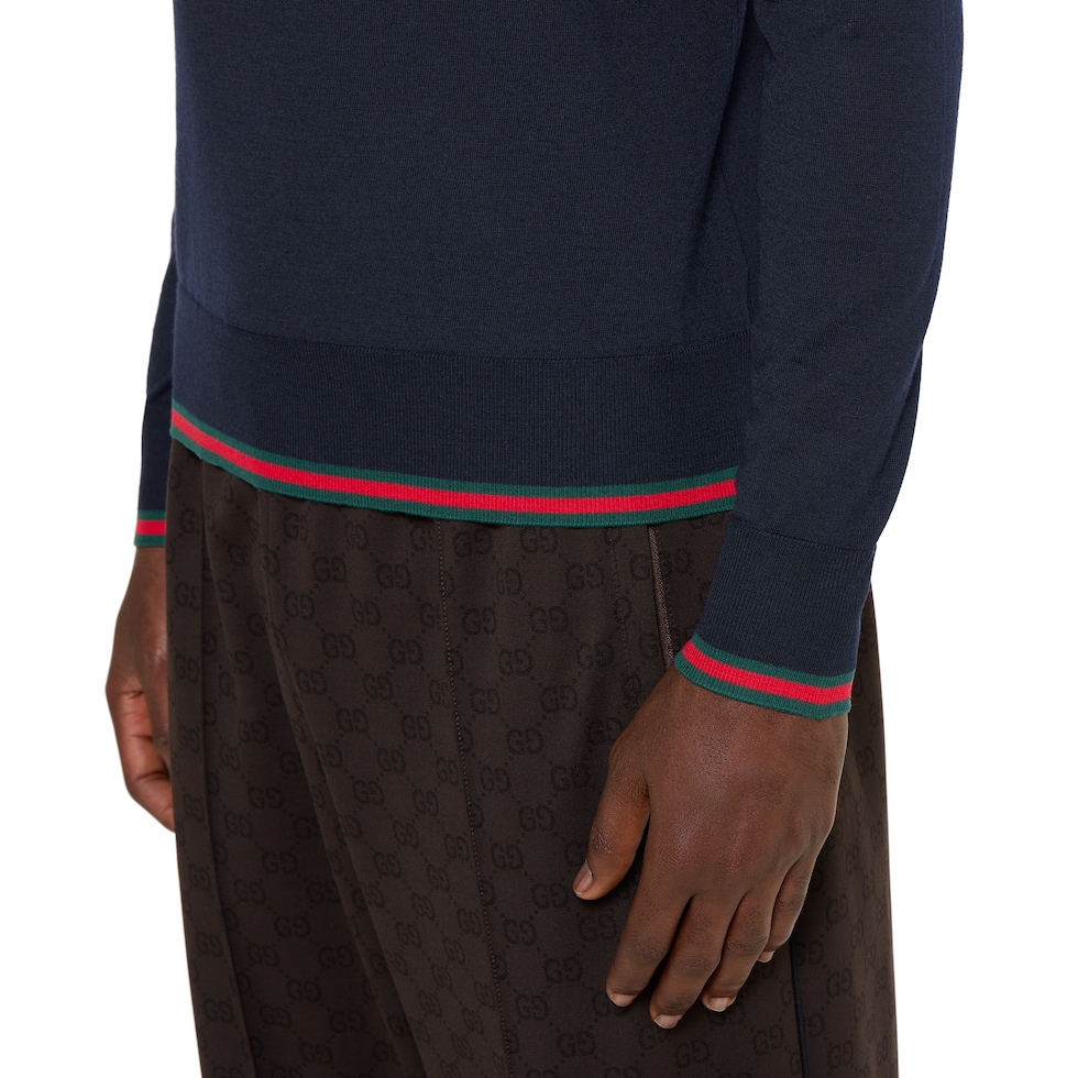 Fine knit wool turtleneck