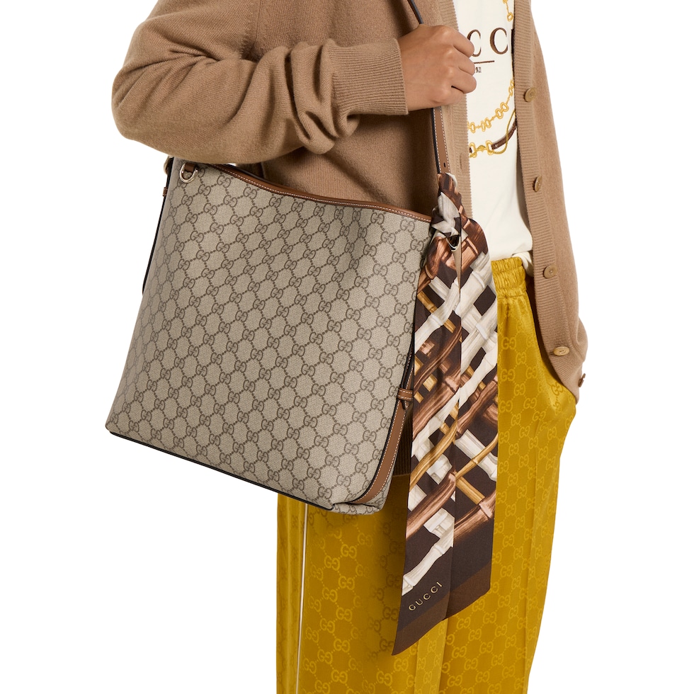 Printed silk twill ribbon