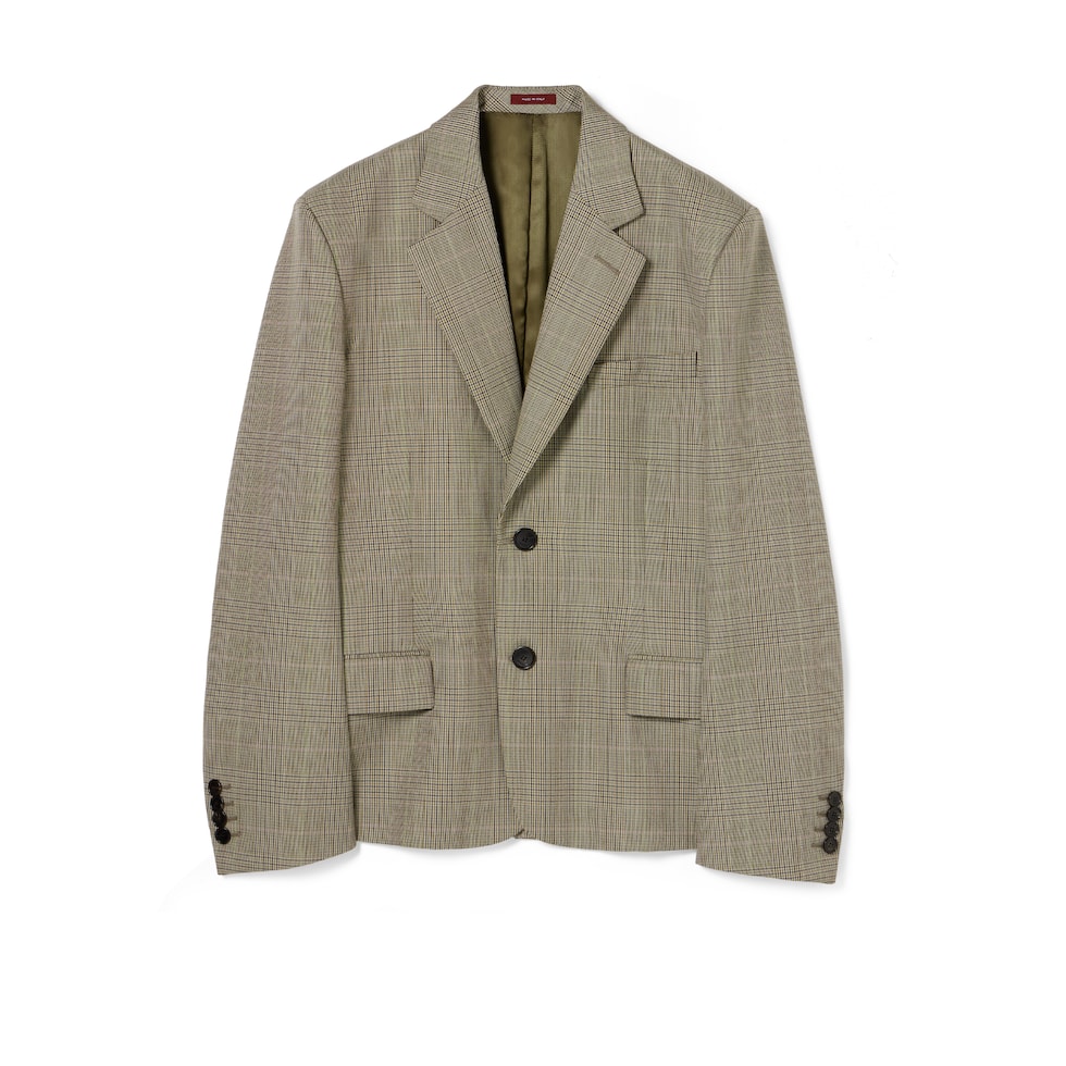 Veste en laine Prince de Galles