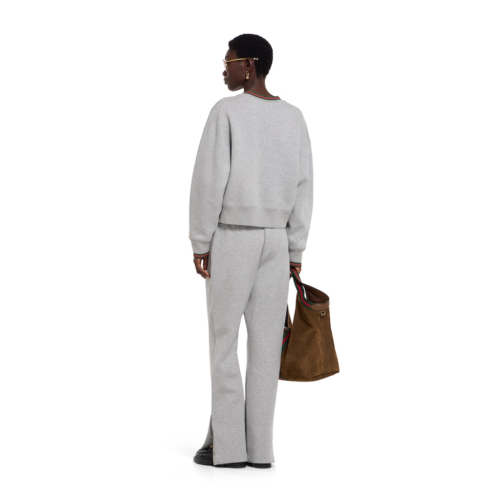 Cotton jersey leisure trousers