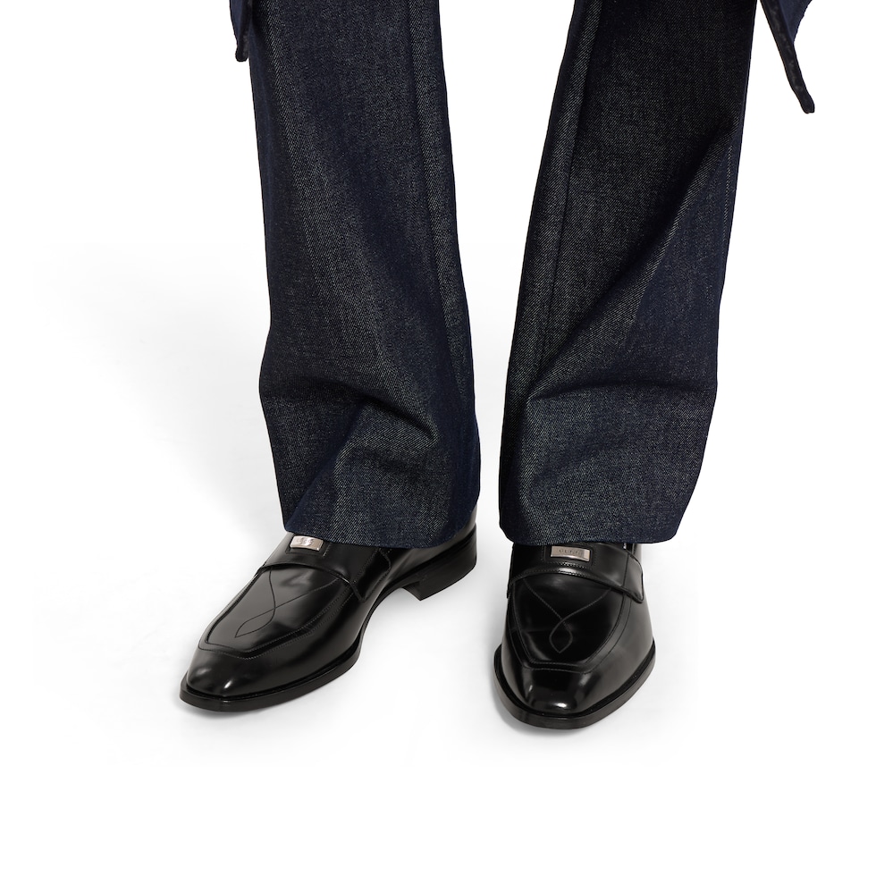 Herrenloafer mit Steppnaht