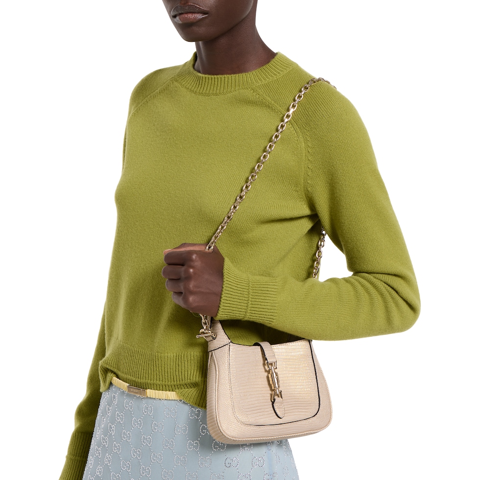 Gucci Jackie 1961 mini lizard bag