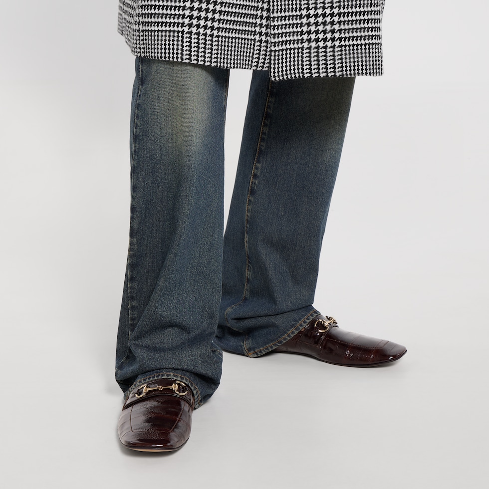 Men's eel loafer with Horsebit