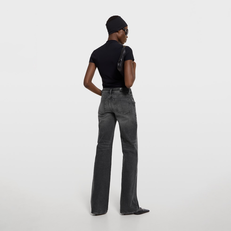 T-shirt en jersey de rayonne avec broderie