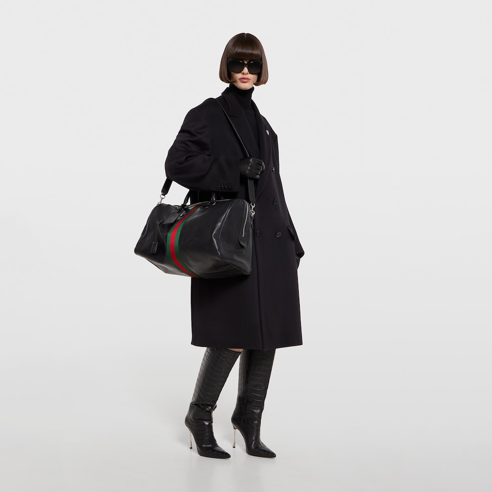 Web Trademark medium duffle bag