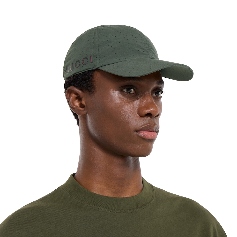 Cotton baseball hat with print