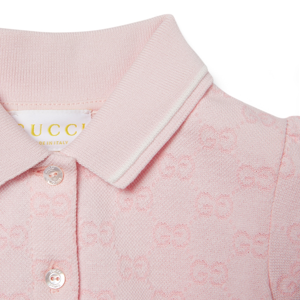 Vestido de algodón con GG para bebé