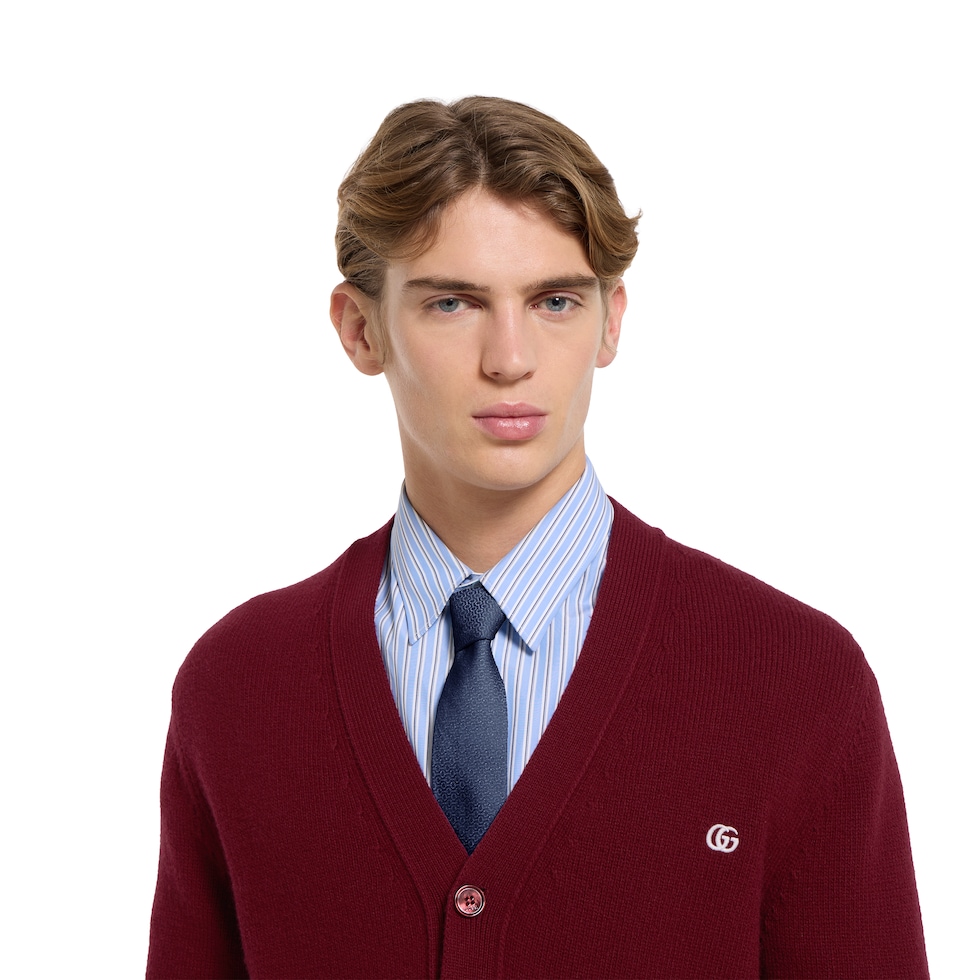 Gucci Horsebit silk jacquard tie