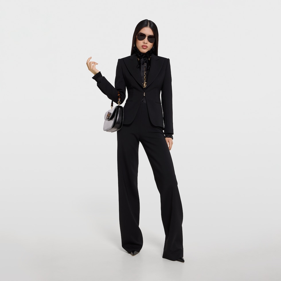 Technical stretch wool pants