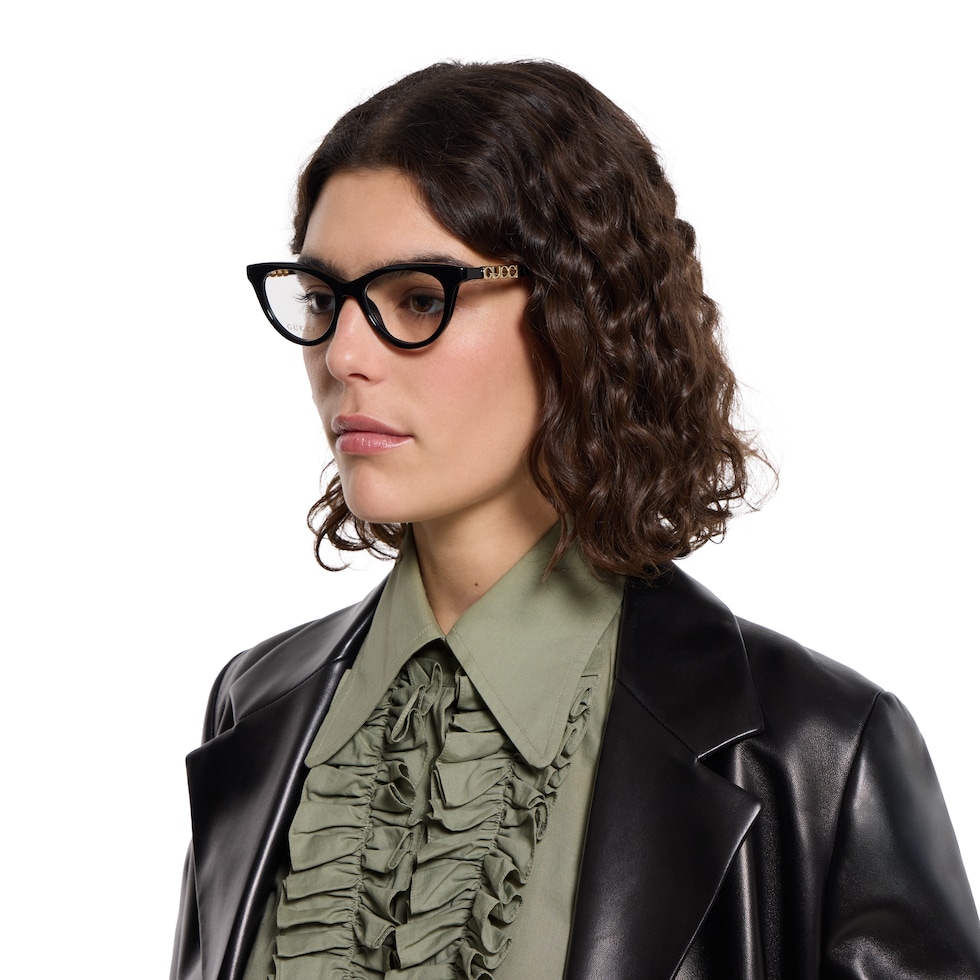 Monture optique œil-de-chat