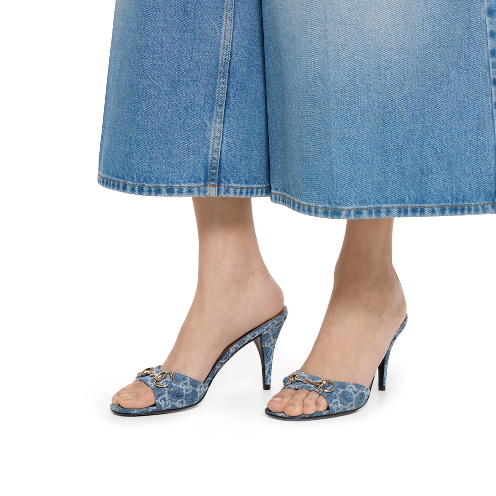 Women's slide sandal with Horsebit