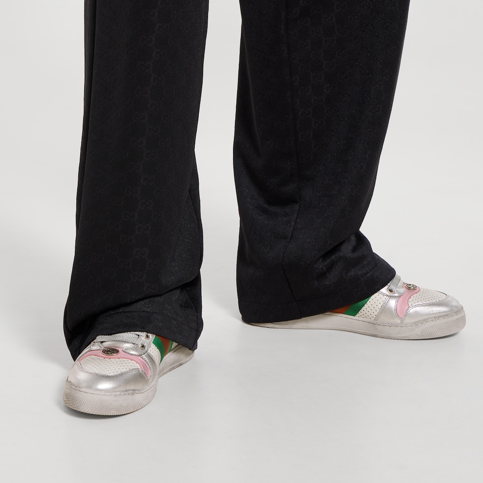 Women's worn-out effect Screener sneaker