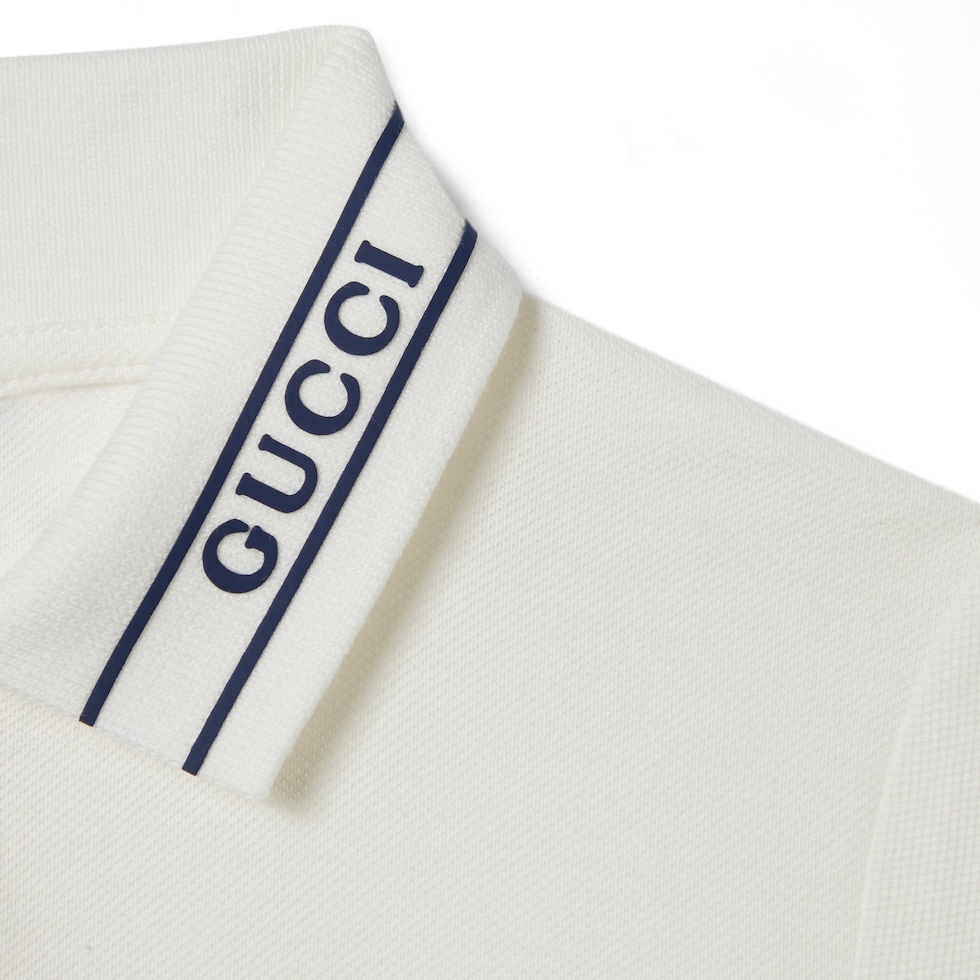 Children's cotton polo shirt