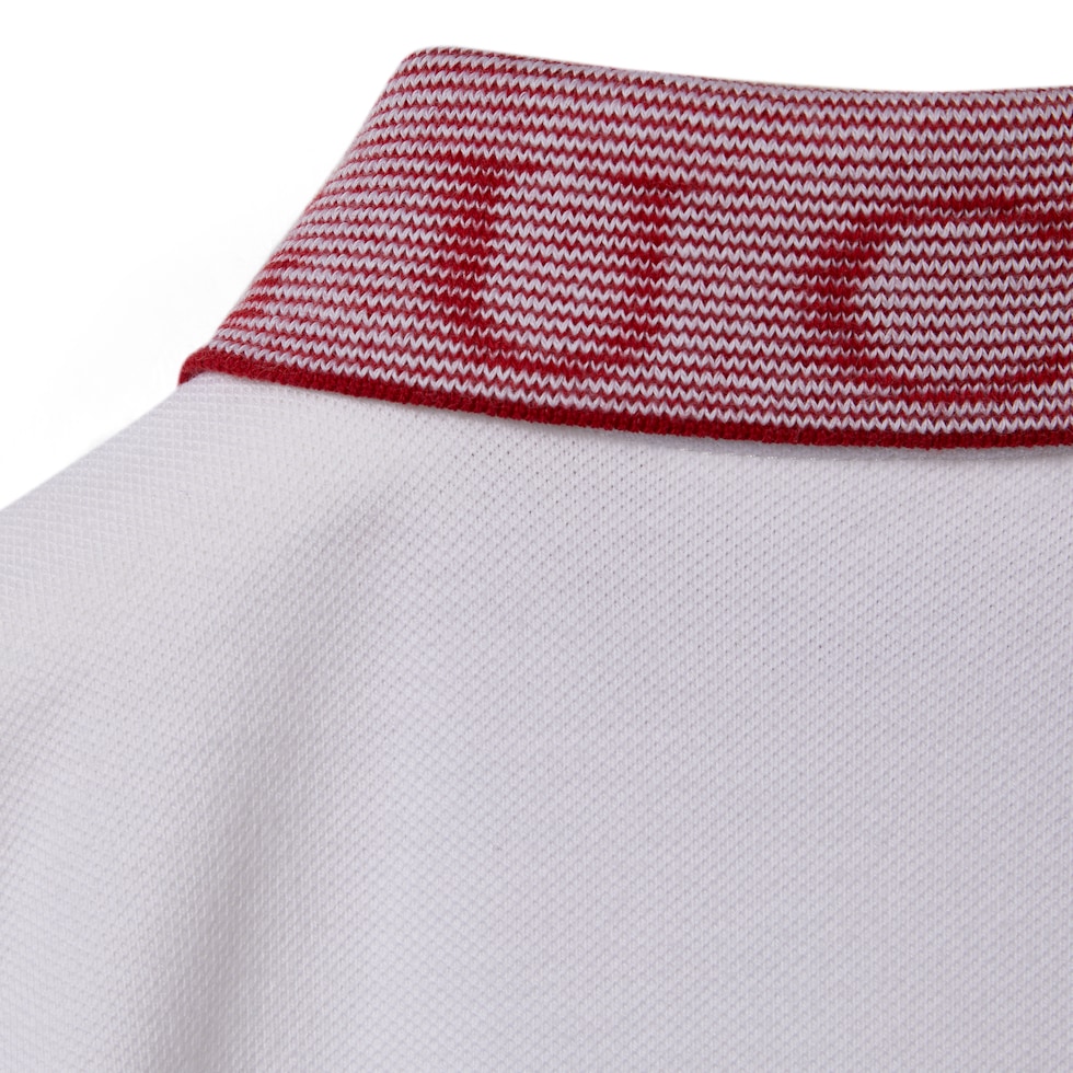 Baby cotton polo shirt with embroidery