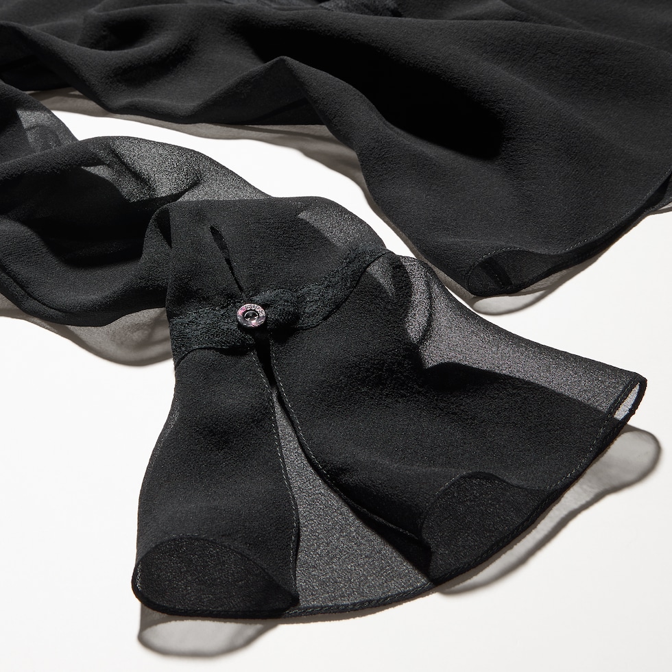 Camicia in georgette di seta leggera