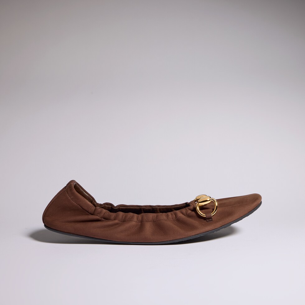 Women's ballet flat with Horsebit