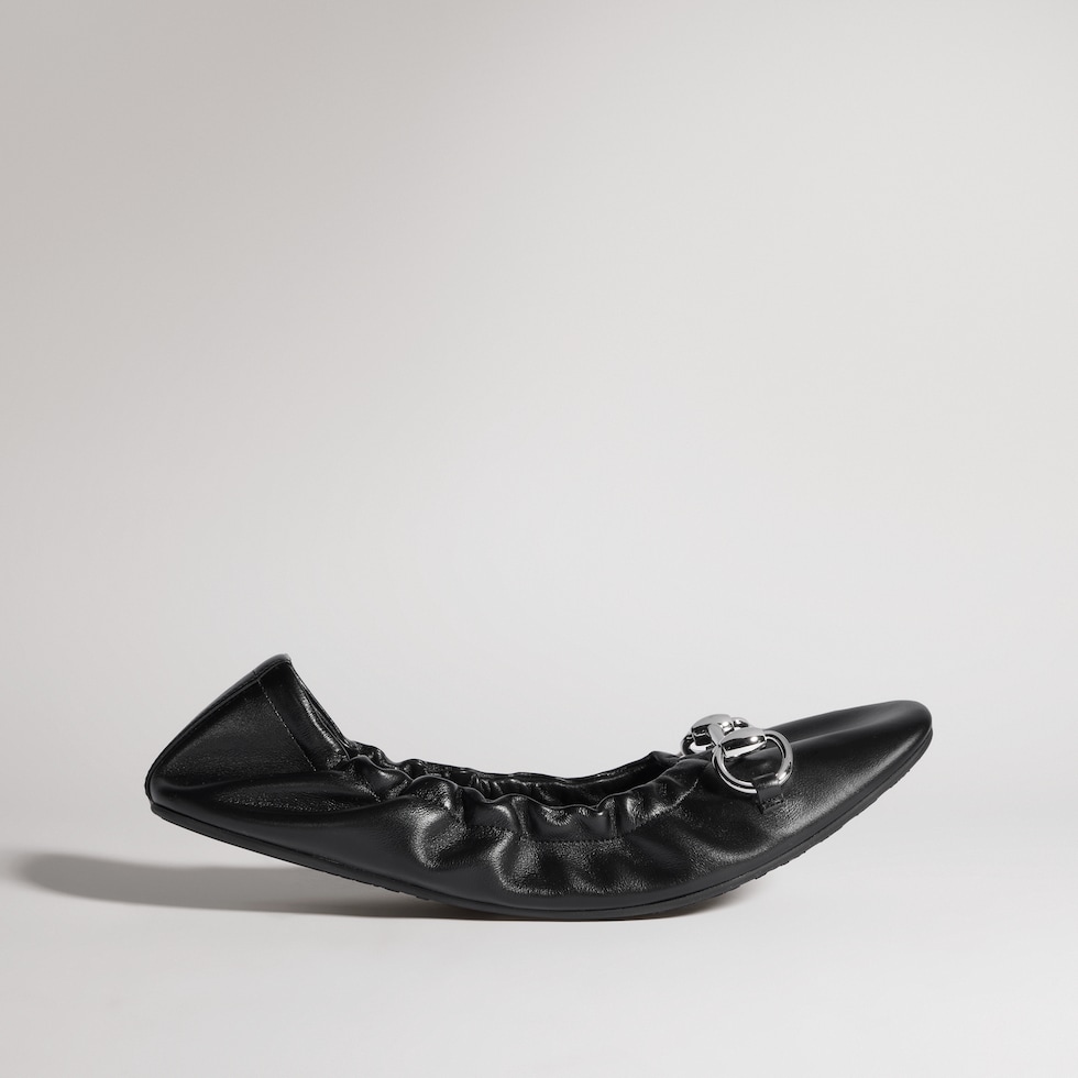 Women's ballet flat with Horsebit