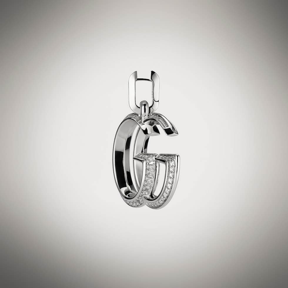 Boucles d’oreilles GG Marmont avec cristaux