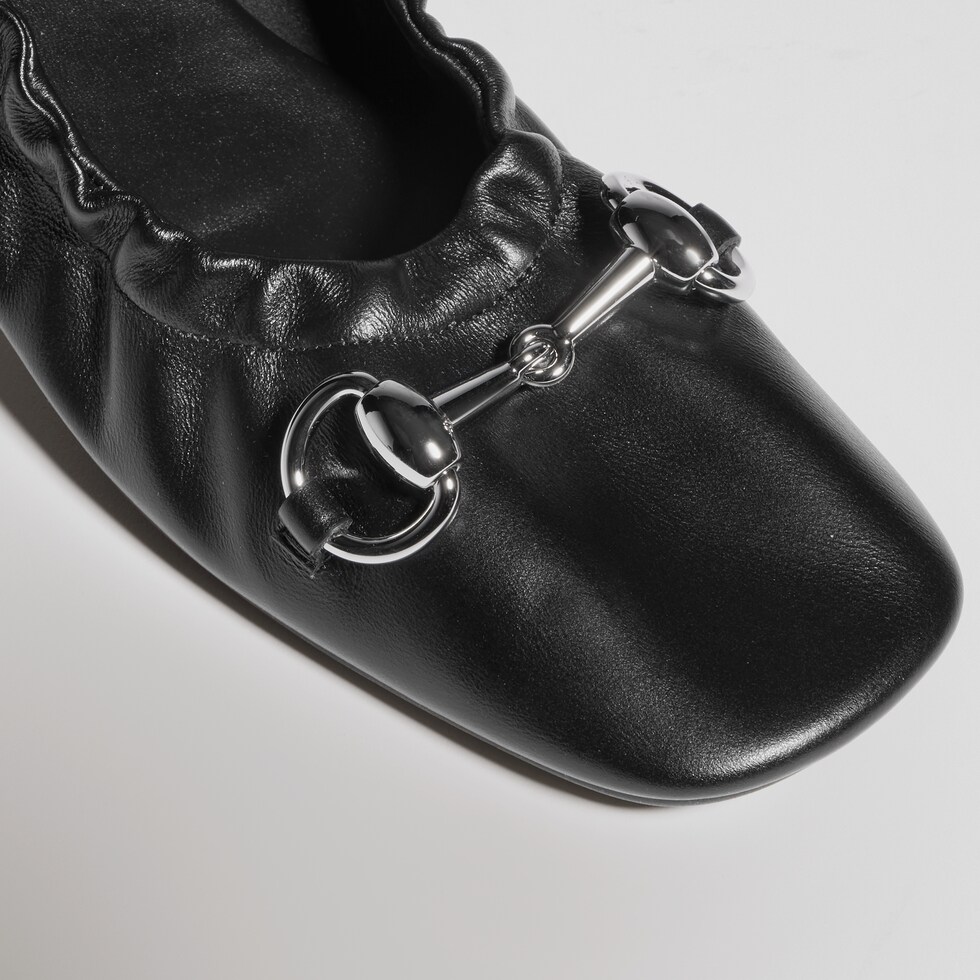 Women's ballet flat with Horsebit