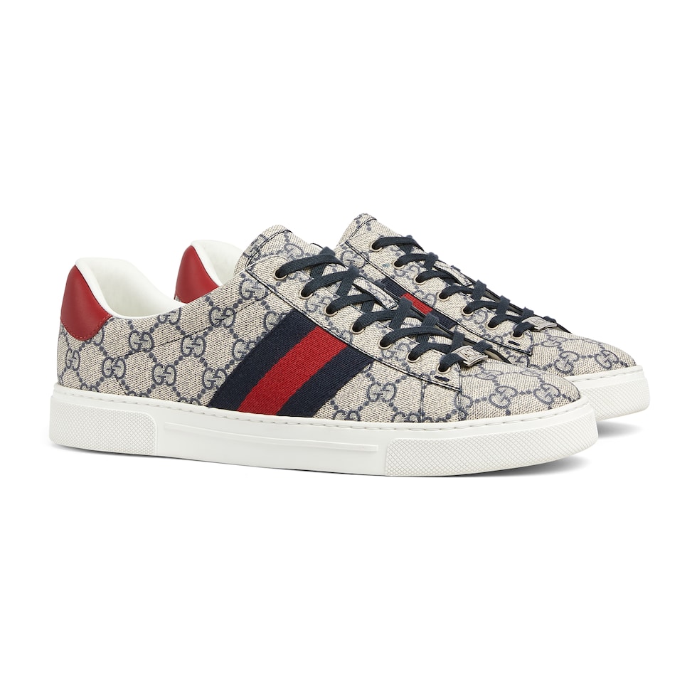 Gucci Ace系列饰织带男士运动鞋