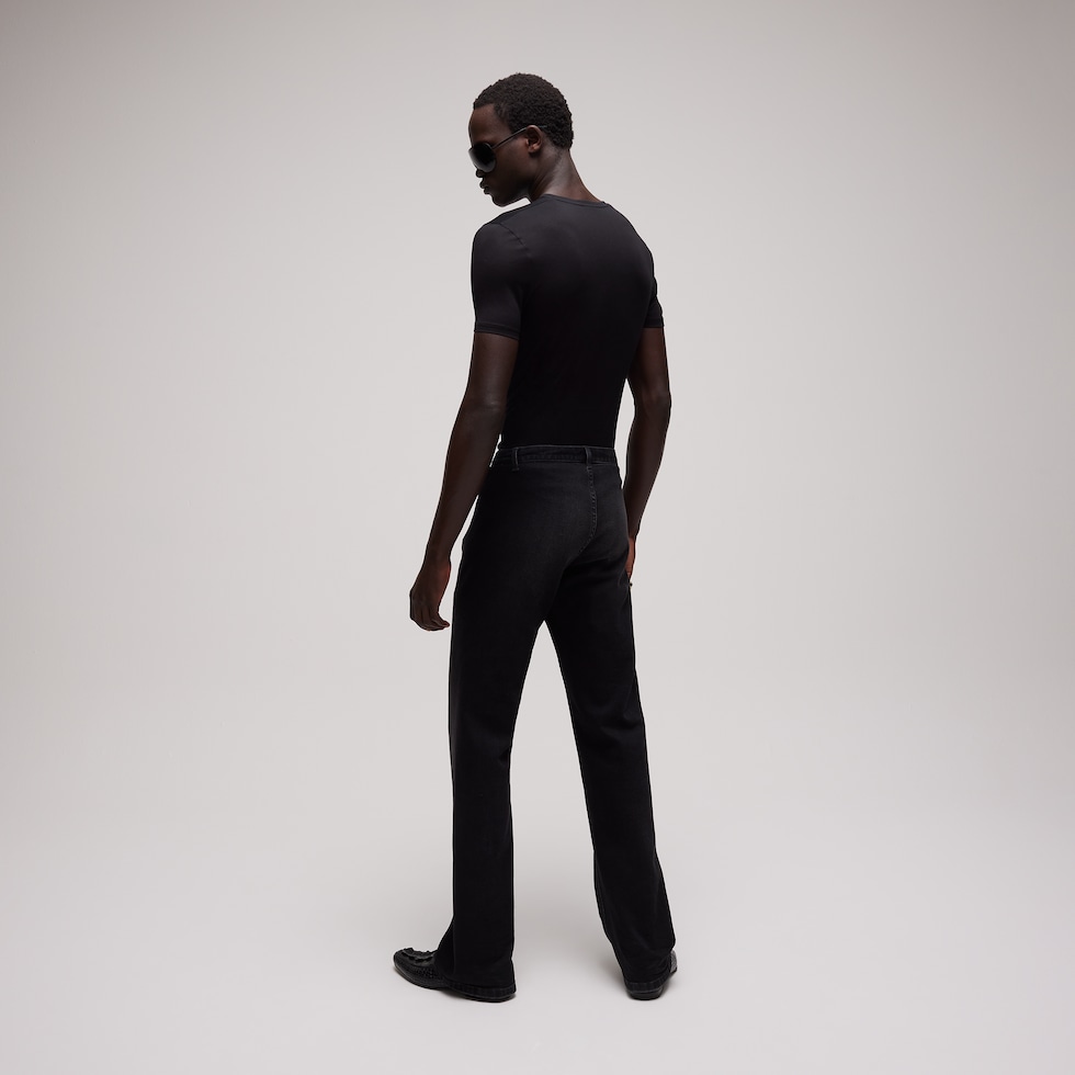 Pantalone in denim di cotone stretch