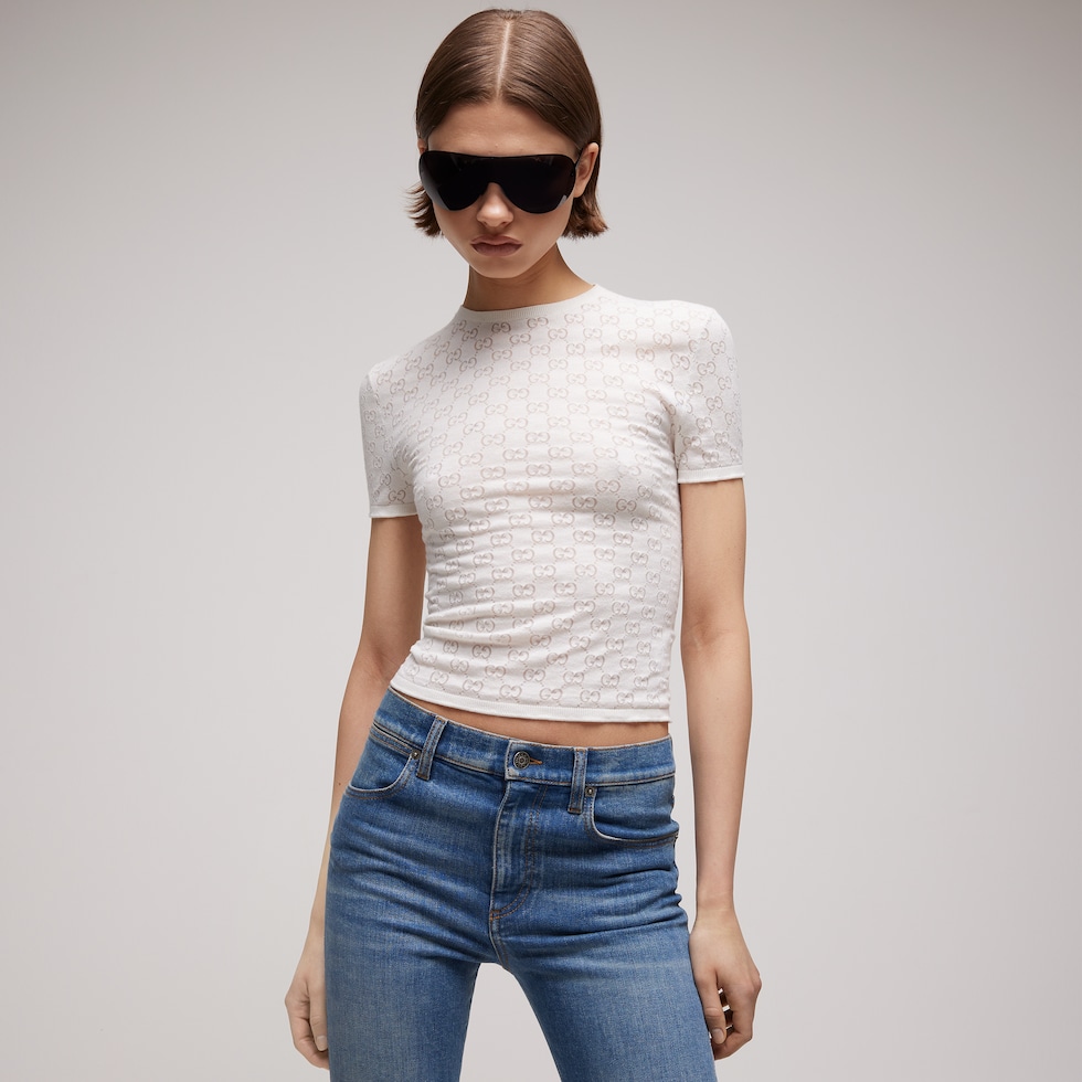 GG cotton devoré T-shirt