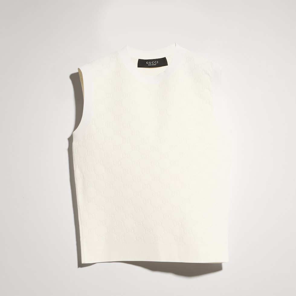 Oberteil aus feinem GG Viskose-Jacquard