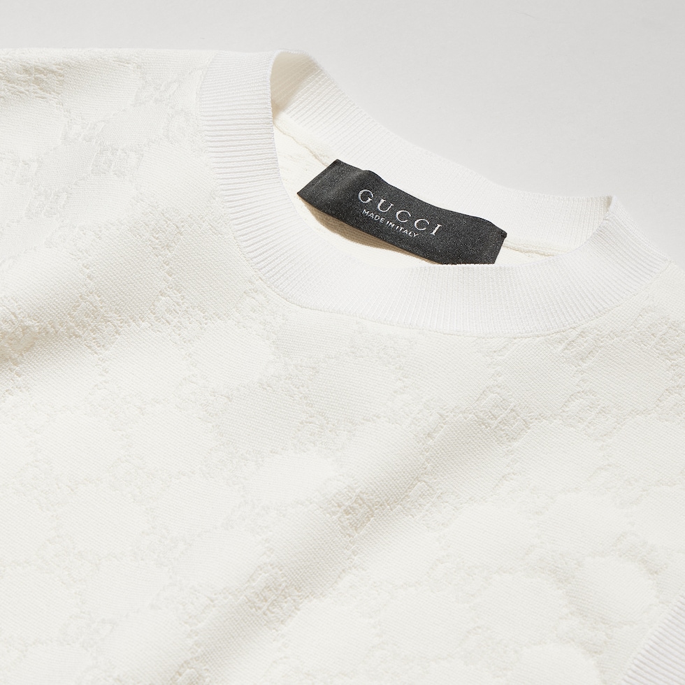 Oberteil aus feinem GG Viskose-Jacquard