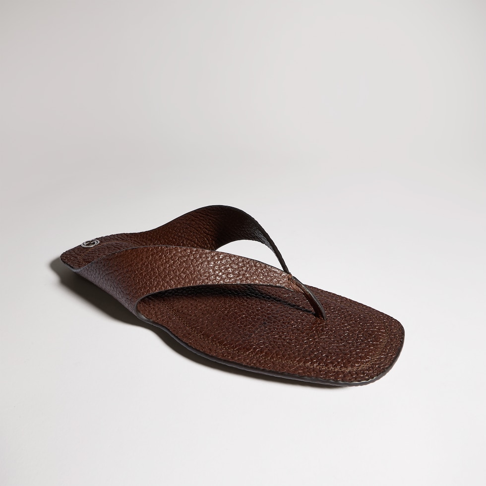 Men's thong sandal with Interlocking G