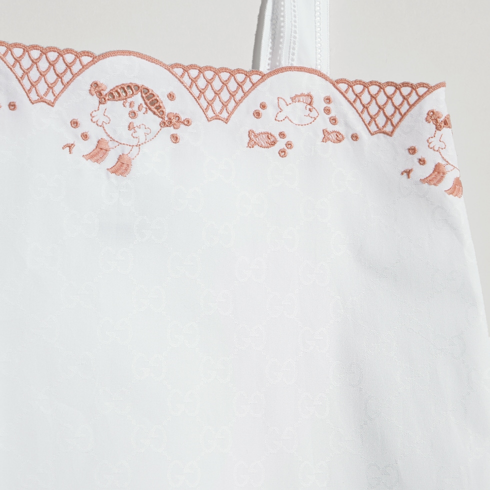 Kinderkleid aus GG Baumwolljacquard