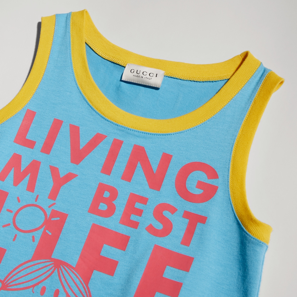Children's cotton jersey dress