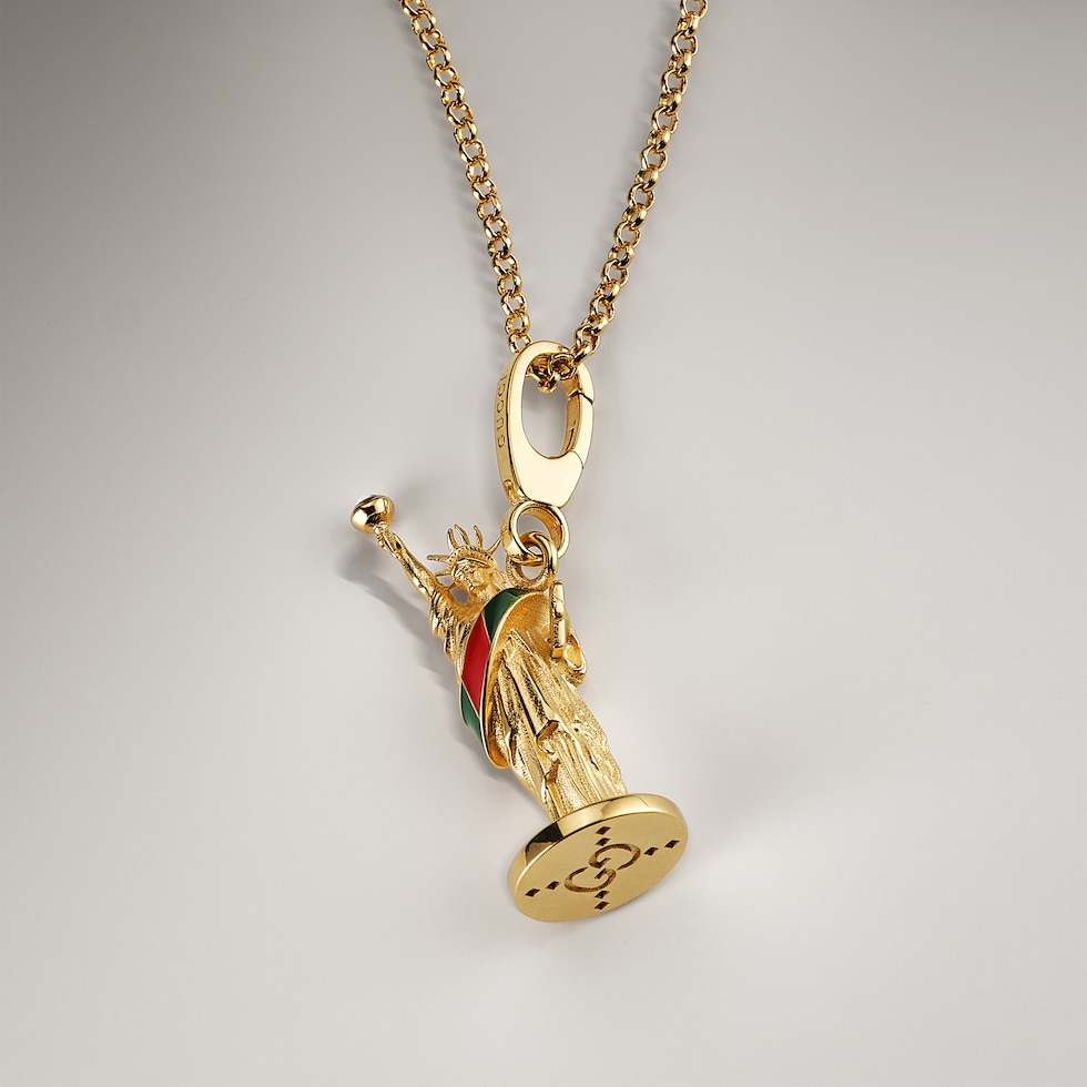Statue of Liberty pendant chain necklace