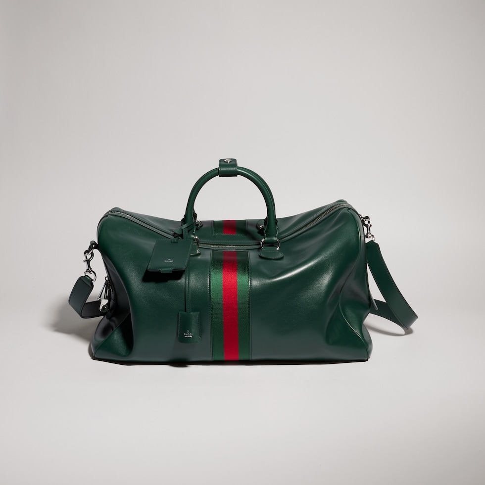 Web Trademark medium duffle bag