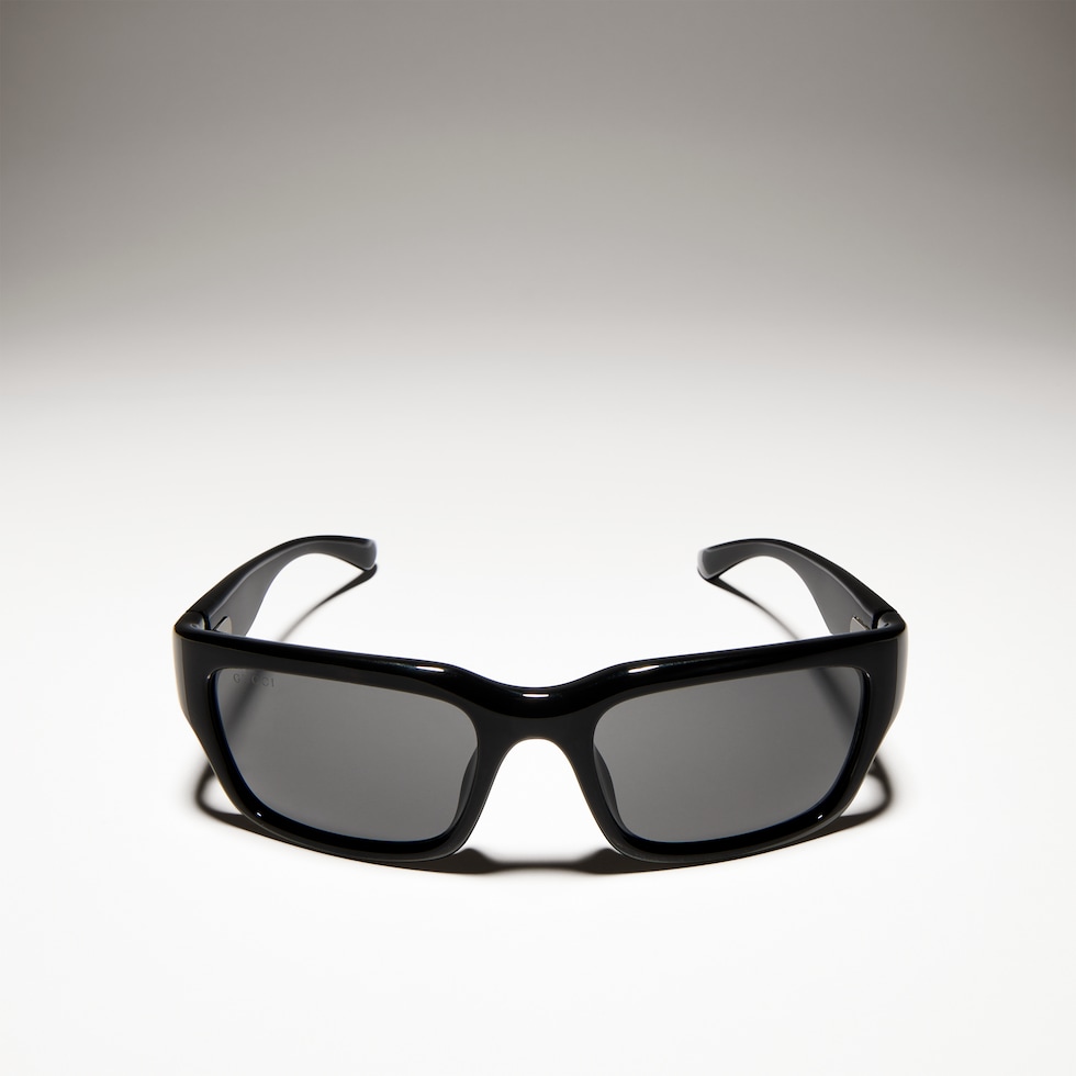 Rectangular-frame sunglasses