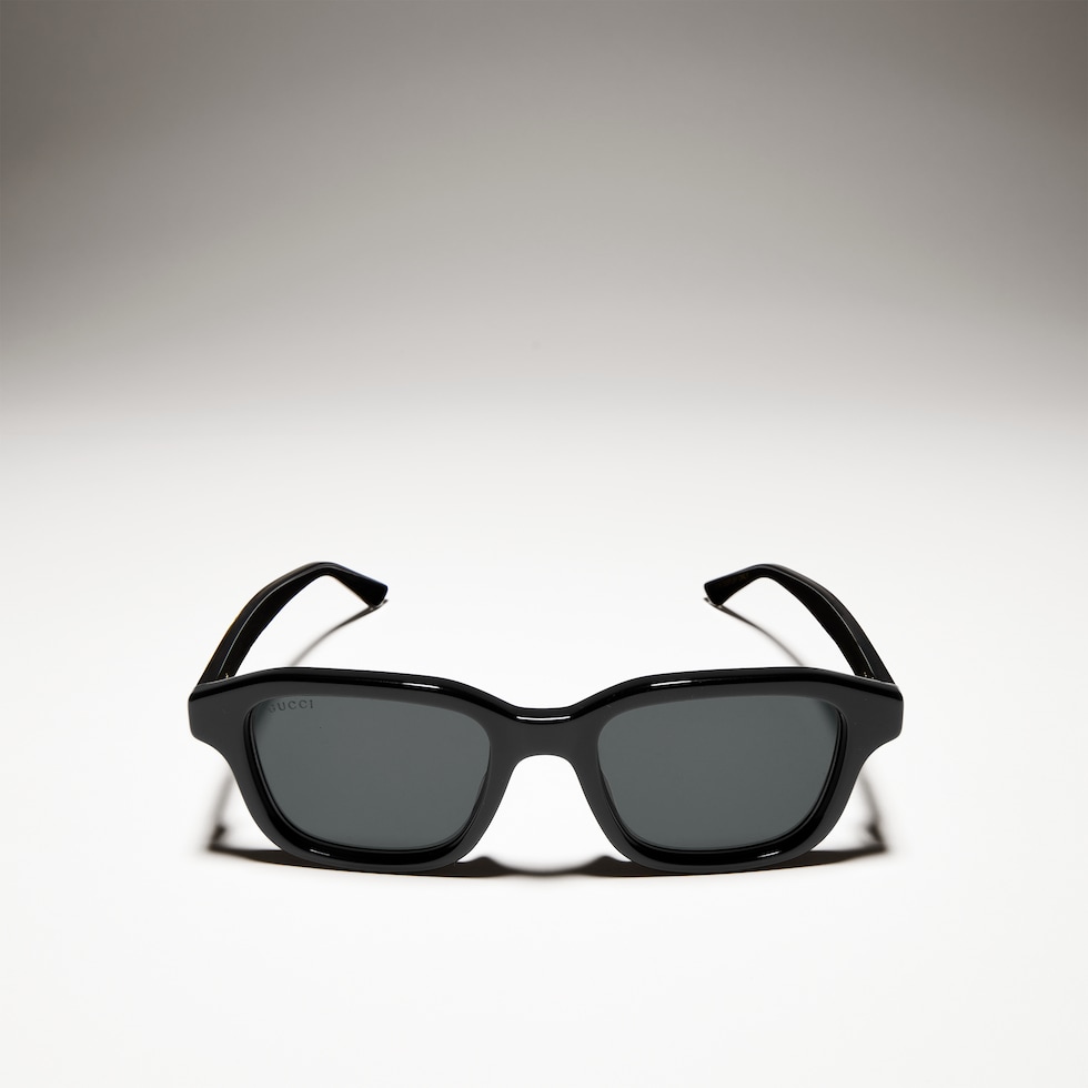 Rectangular-frame sunglasses