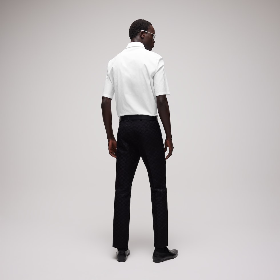 Chemise en popeline de coton GG